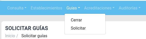 solicitar guía 1
