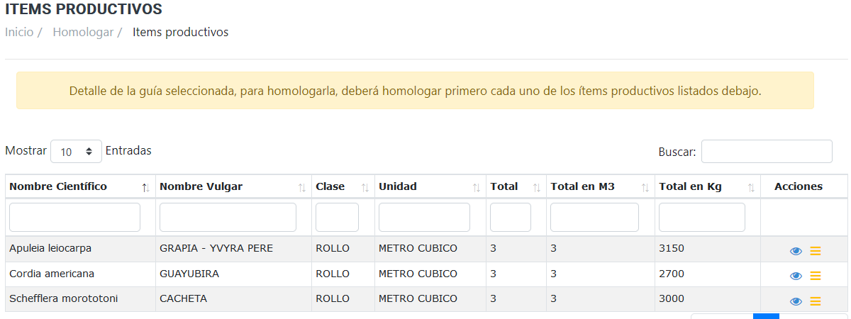 homologar guía 2