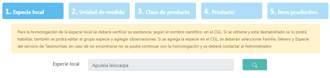 homologar guía 4