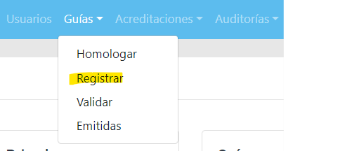 registrar primer movimiento 1