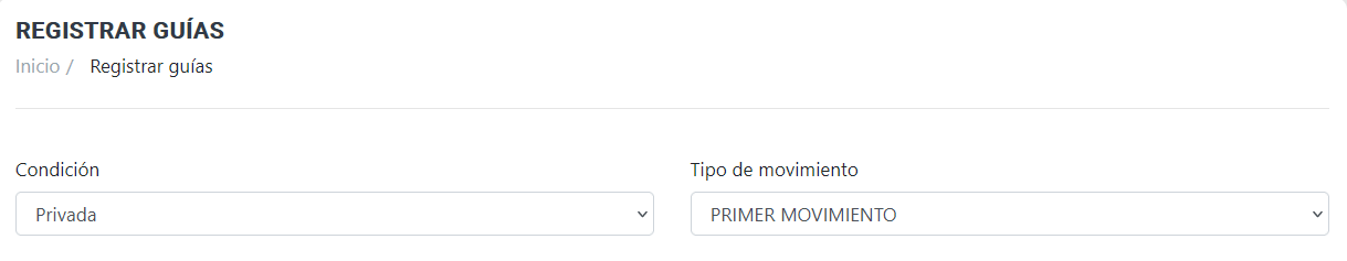 registrar primer movimiento 2