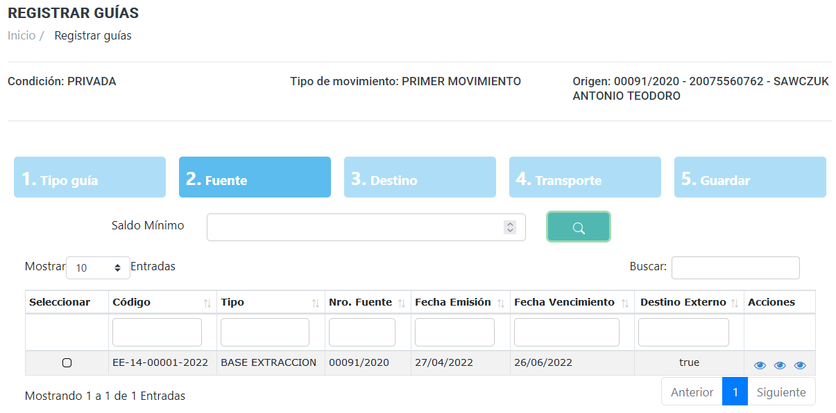 registrar primer movimiento 4