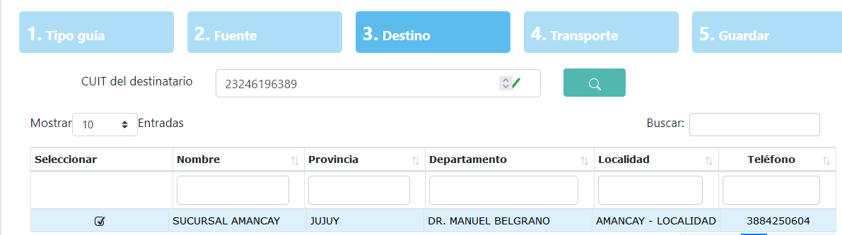 registrar primer movimiento 5