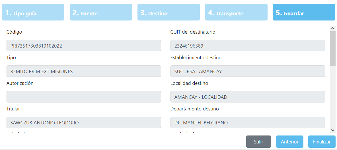 registrar primer movimiento 7