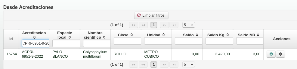 asignar tope de remanente en guía acreditada 2