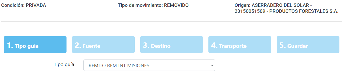 registro guía removido 2